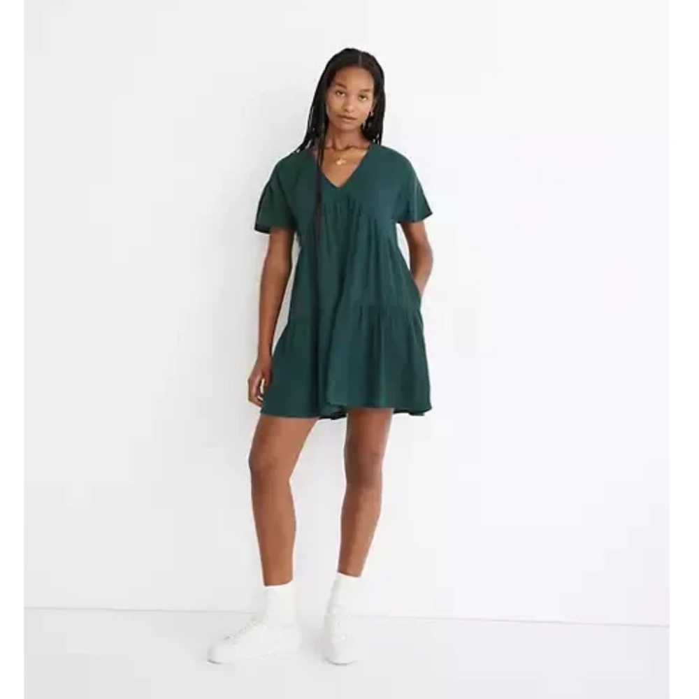Madewell Green Mini Dress